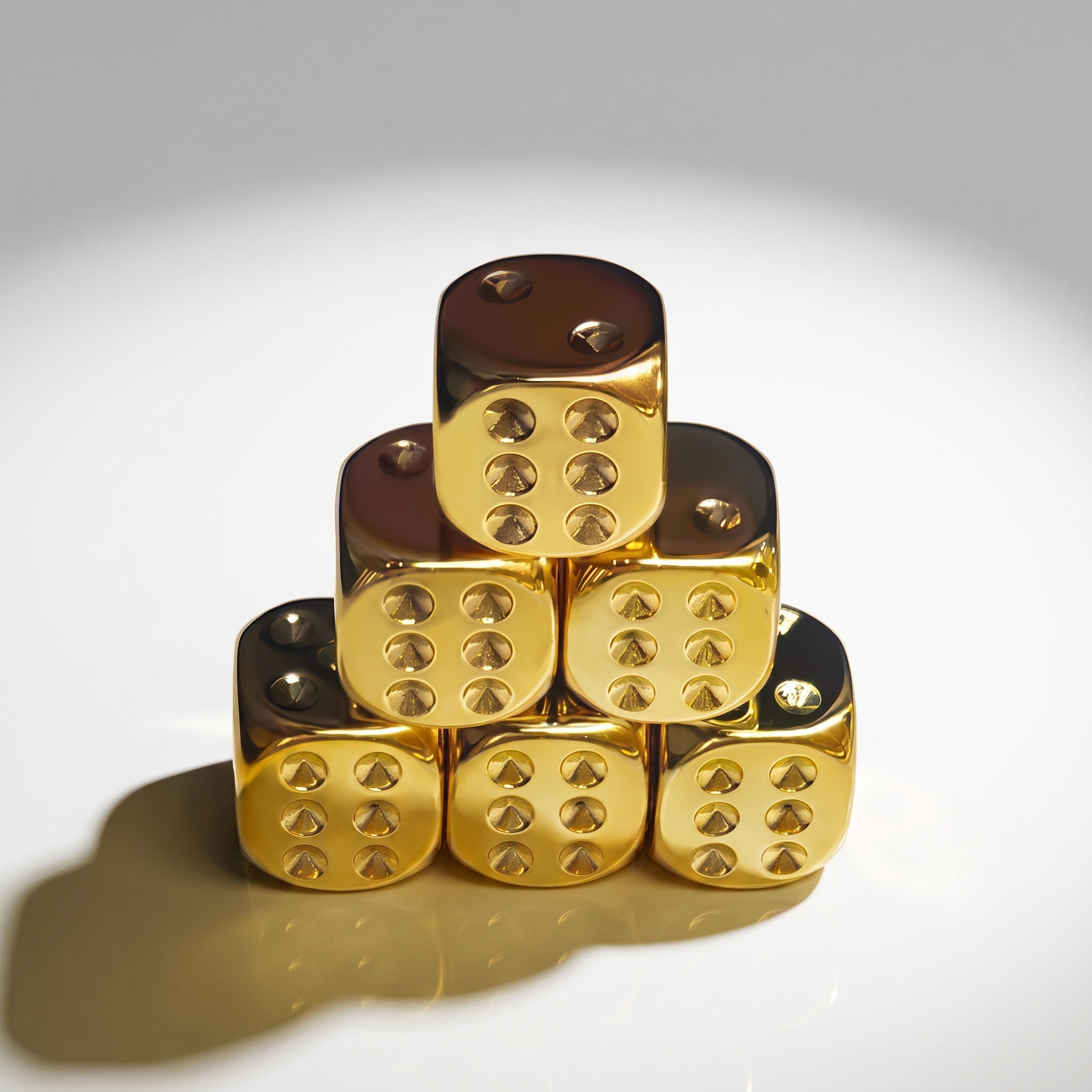 Mahjong Luxe Metal Dice 2