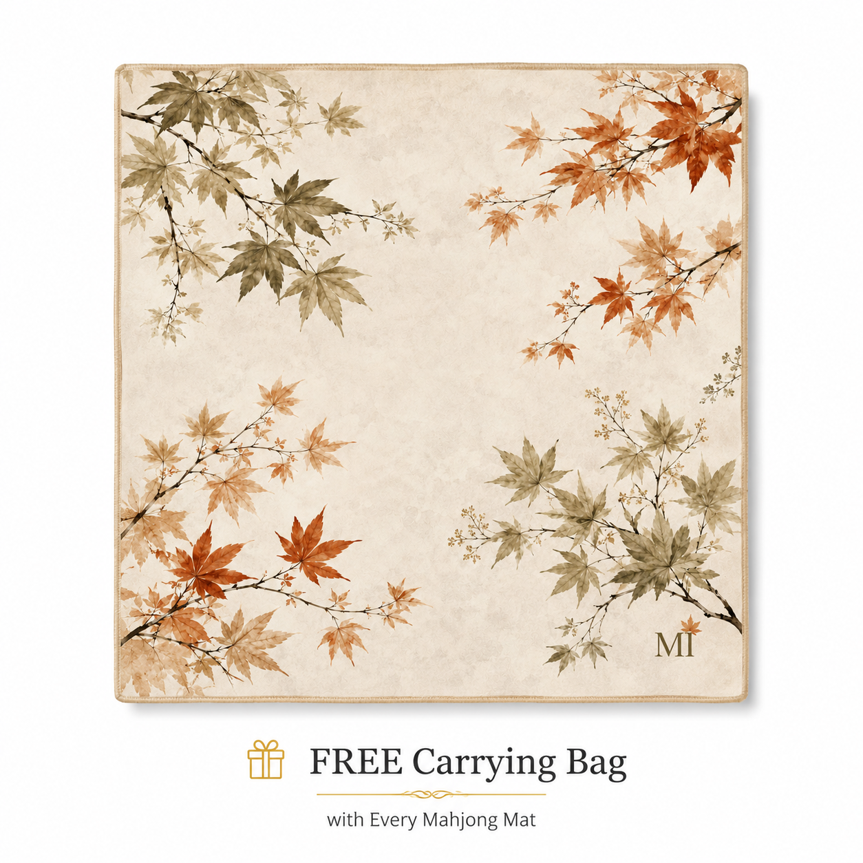 Autumn Maple Mahjong Mat 3