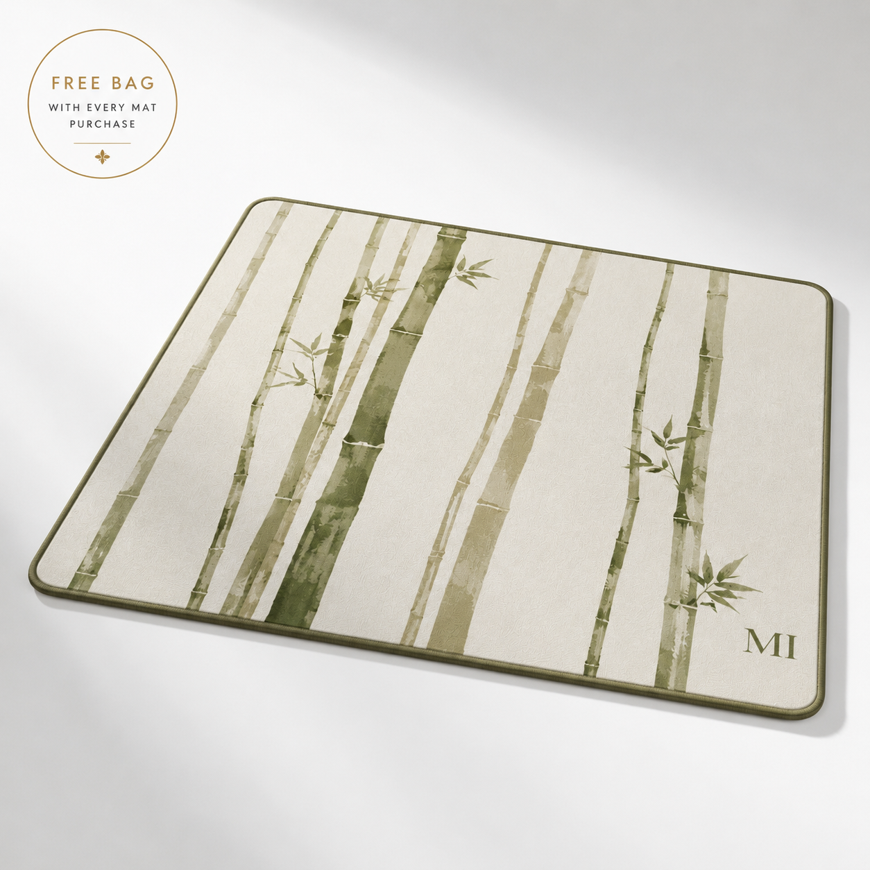 Bamboo Serenity Mahjong Mat 2