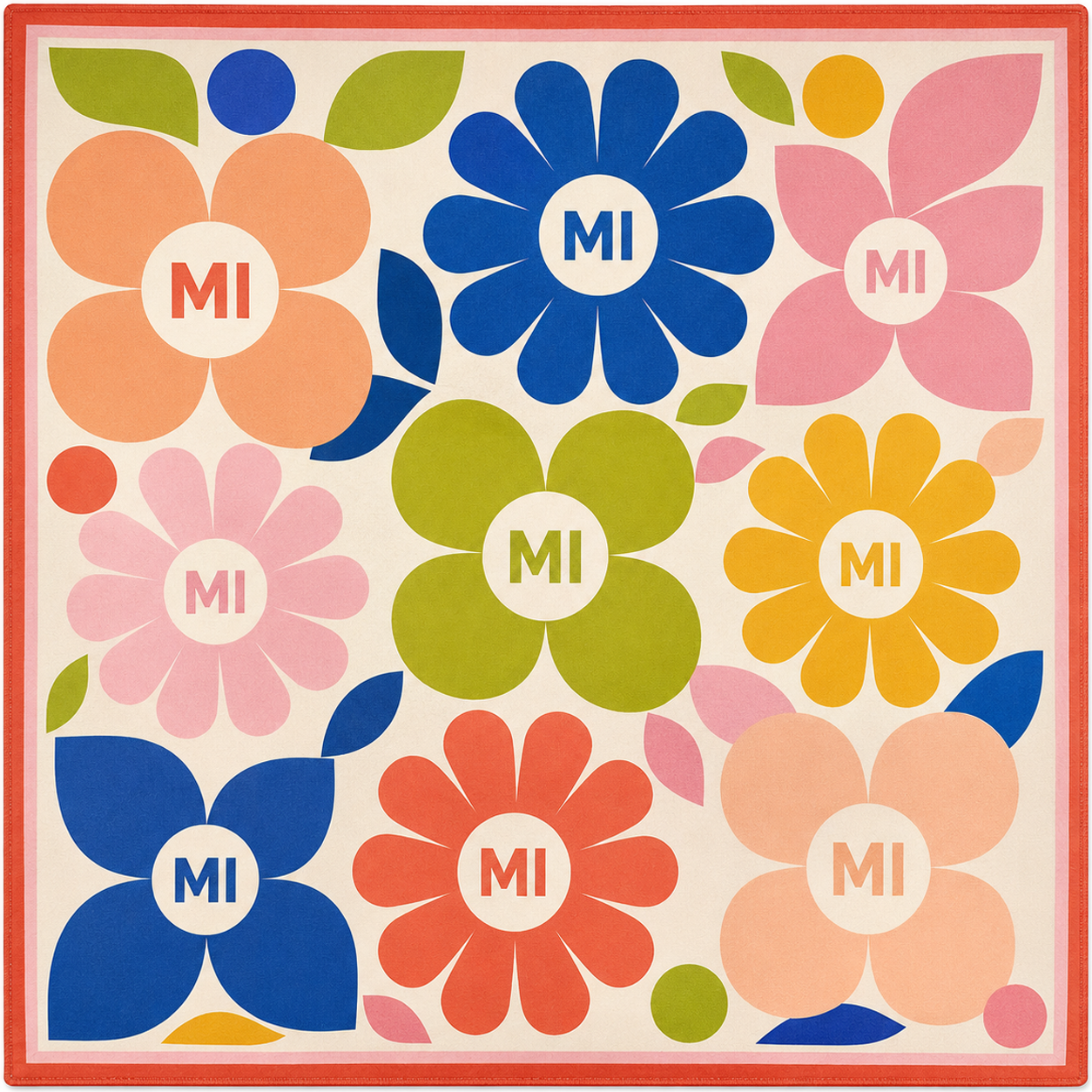 Bloom & Blossom Mahjong Mat