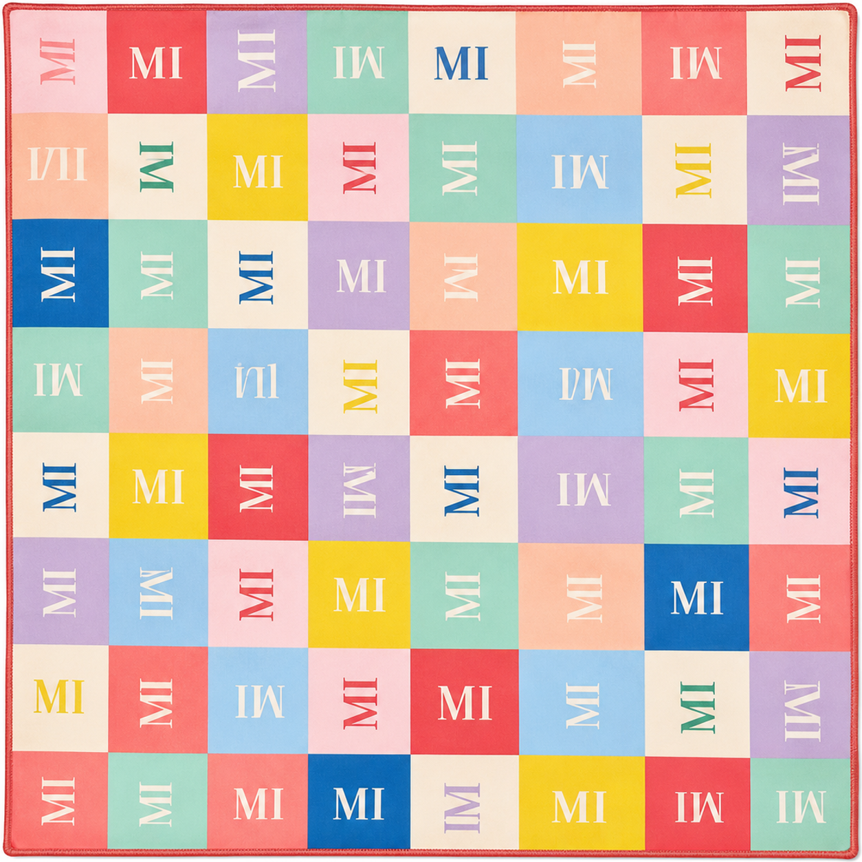 Confetti Mahjong Mat 1
