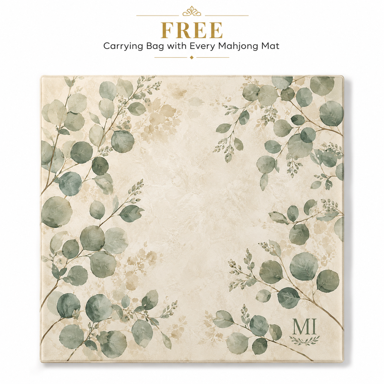 Eucalyptus Garden Mahjong Mat 3