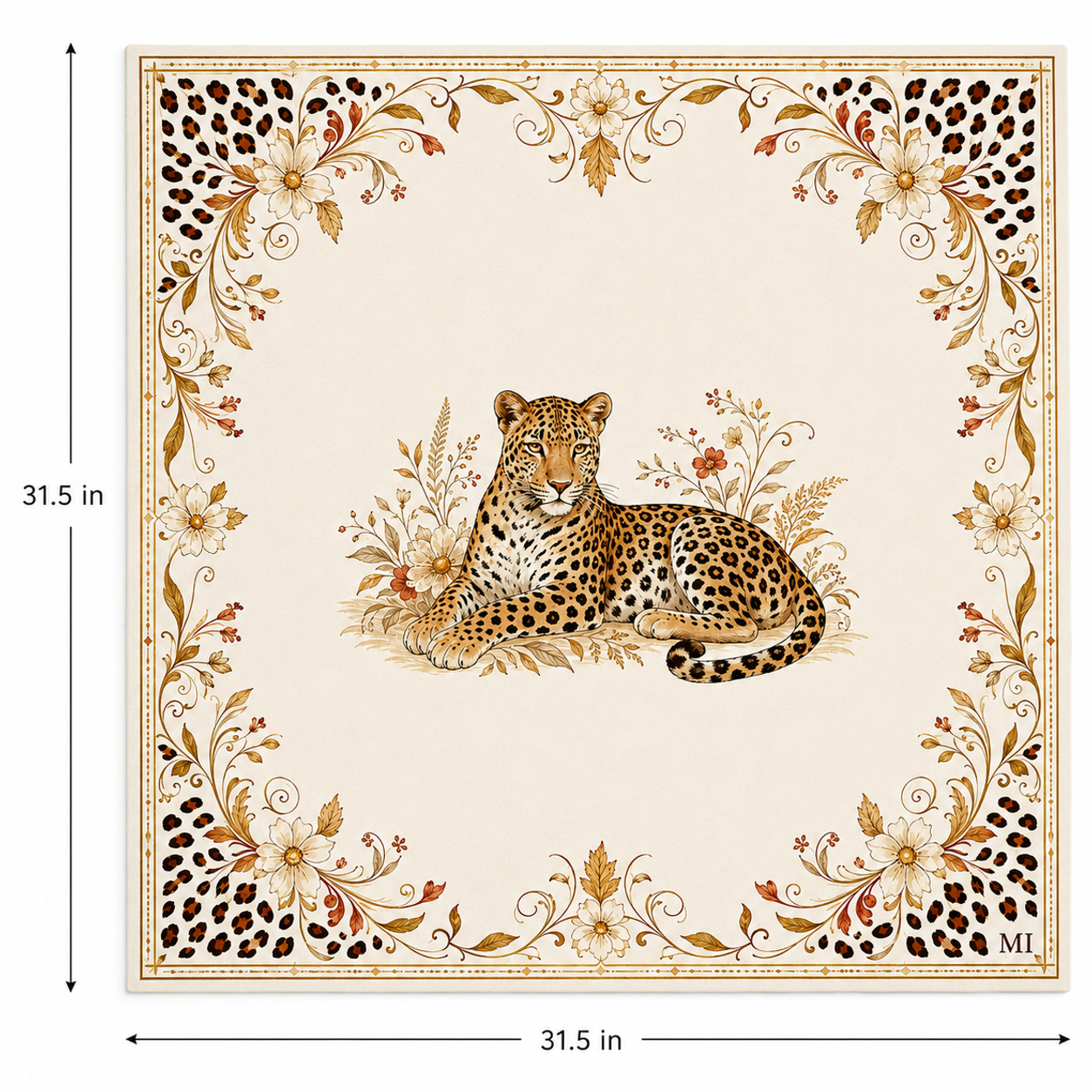 Leopard Mahjong Mat 3