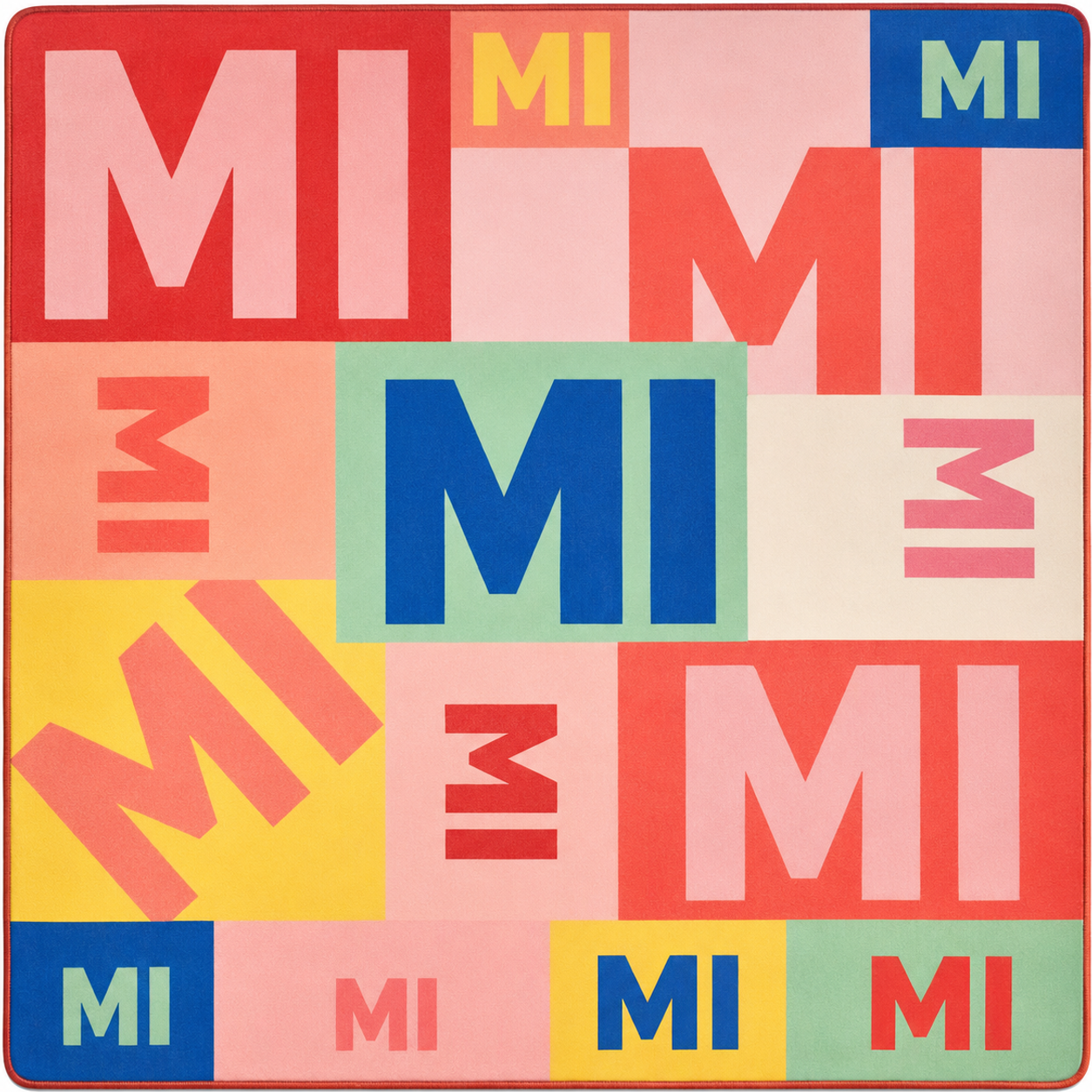 Monogram Mahjong Mat