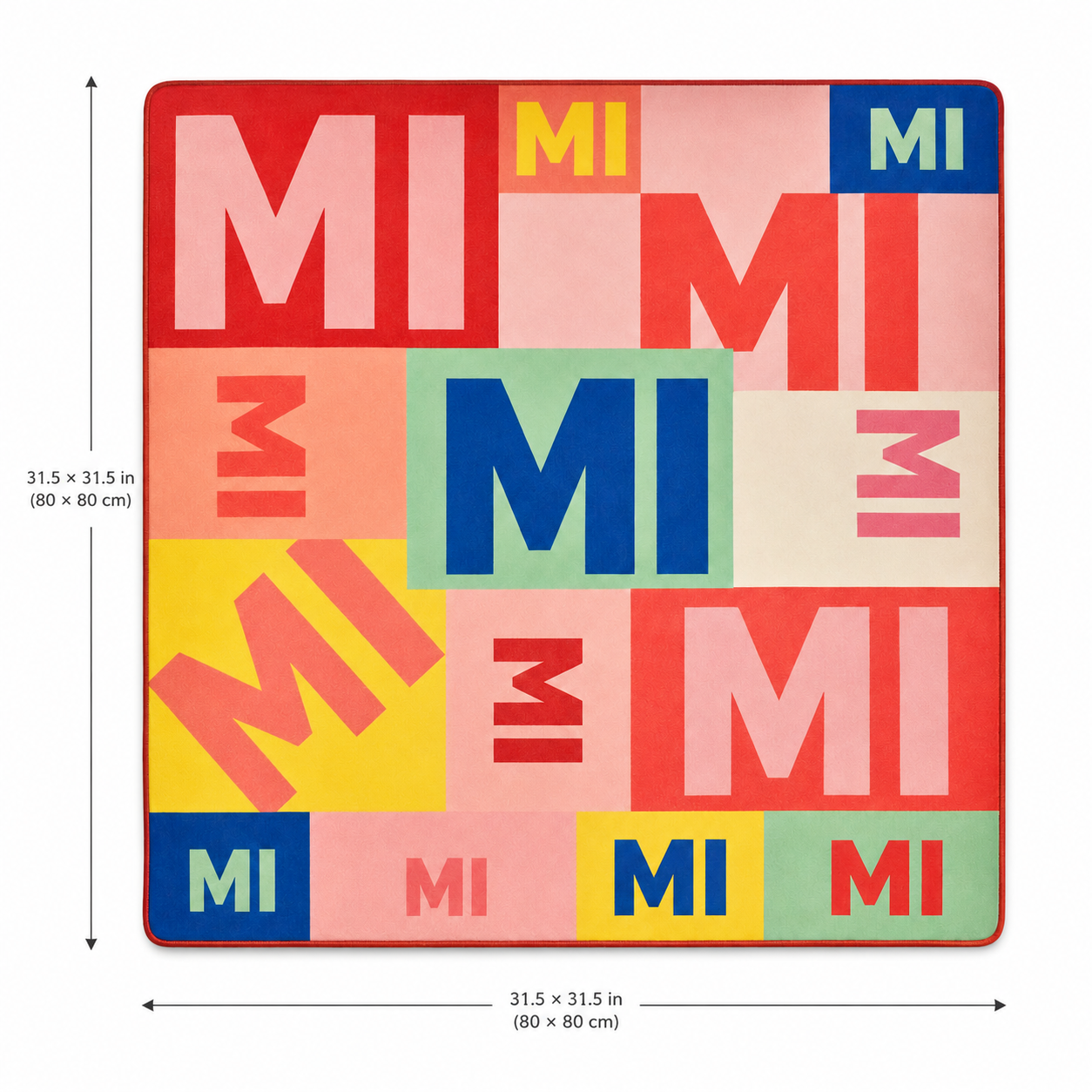 Monogram Mahjong Mat 3