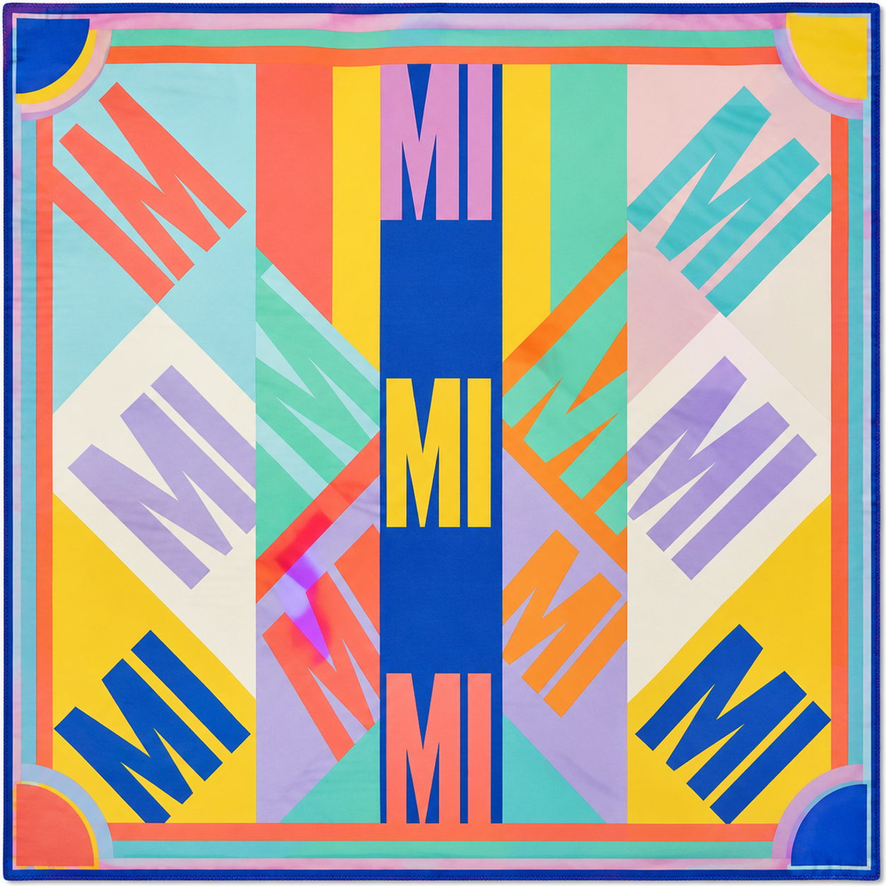 Retro Art Deco Mahjong Mat