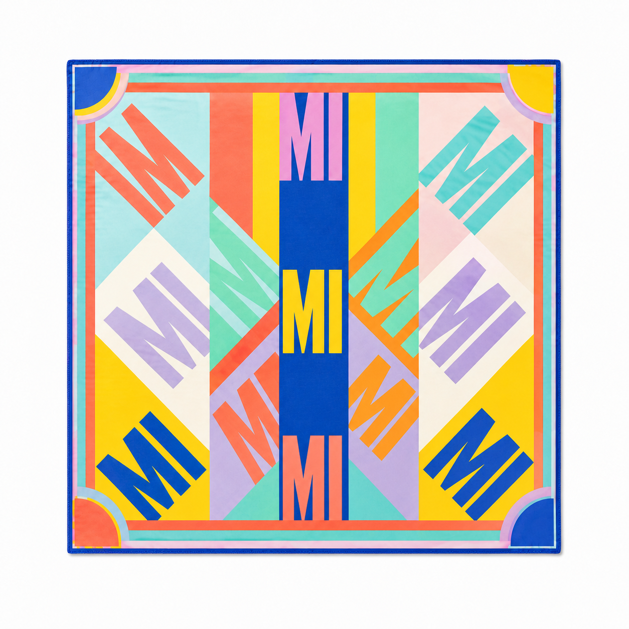 Retro Art Deco Mahjong Mat 2