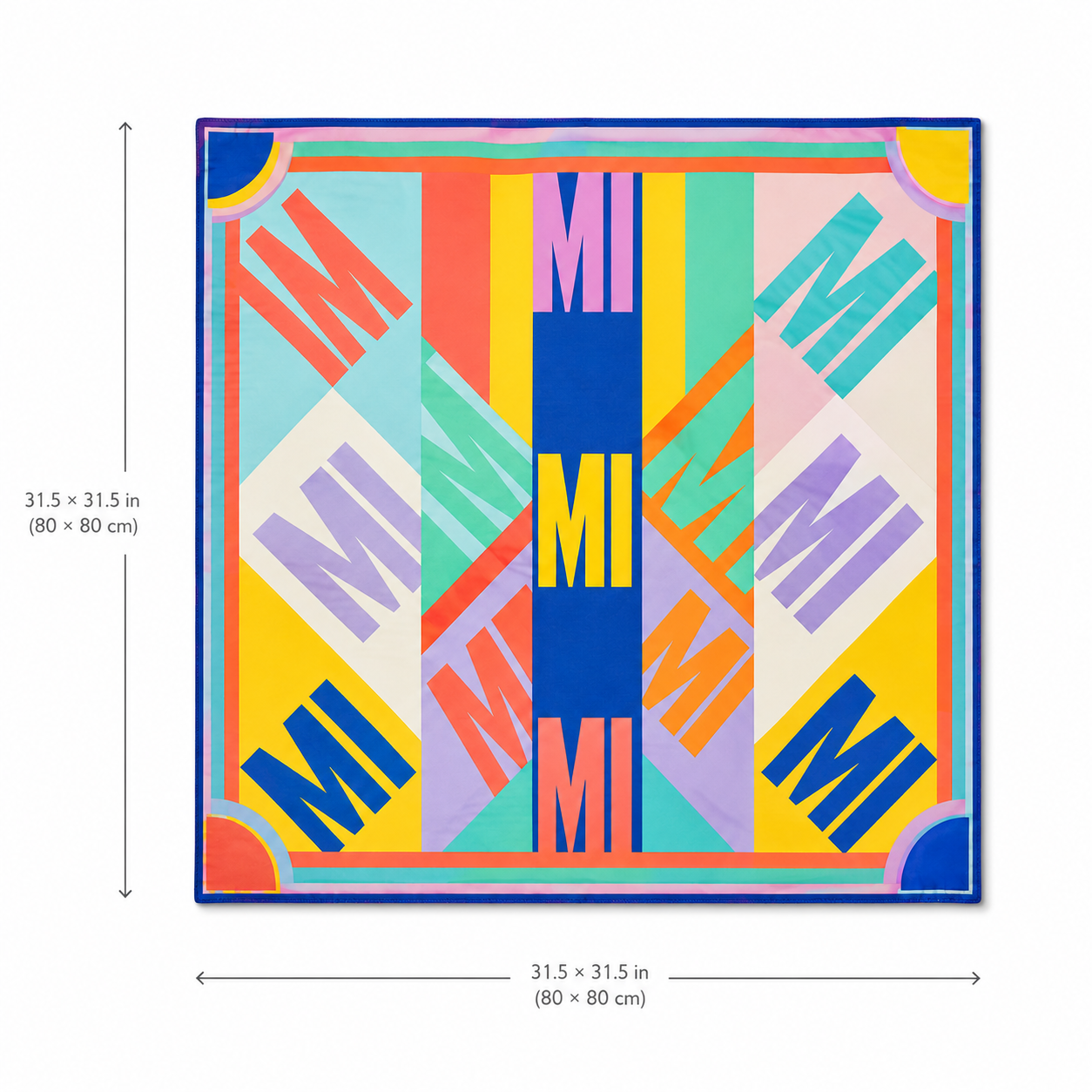 Retro Art Deco Mahjong Mat 3