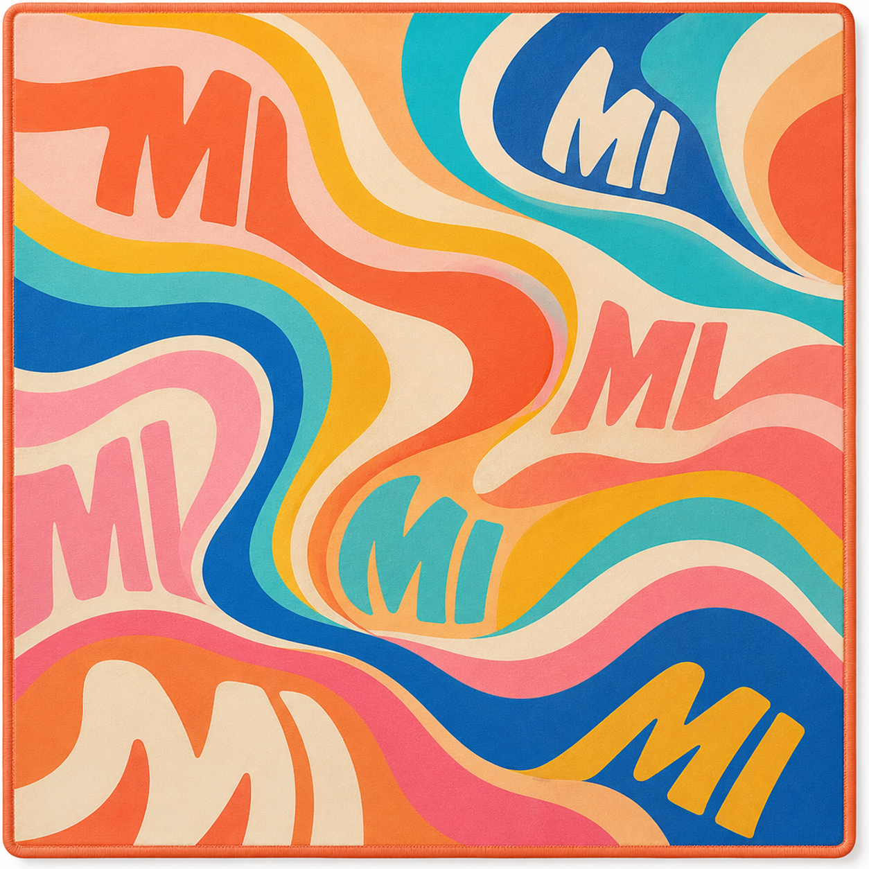 Silken Waves Mahjong Mat 1