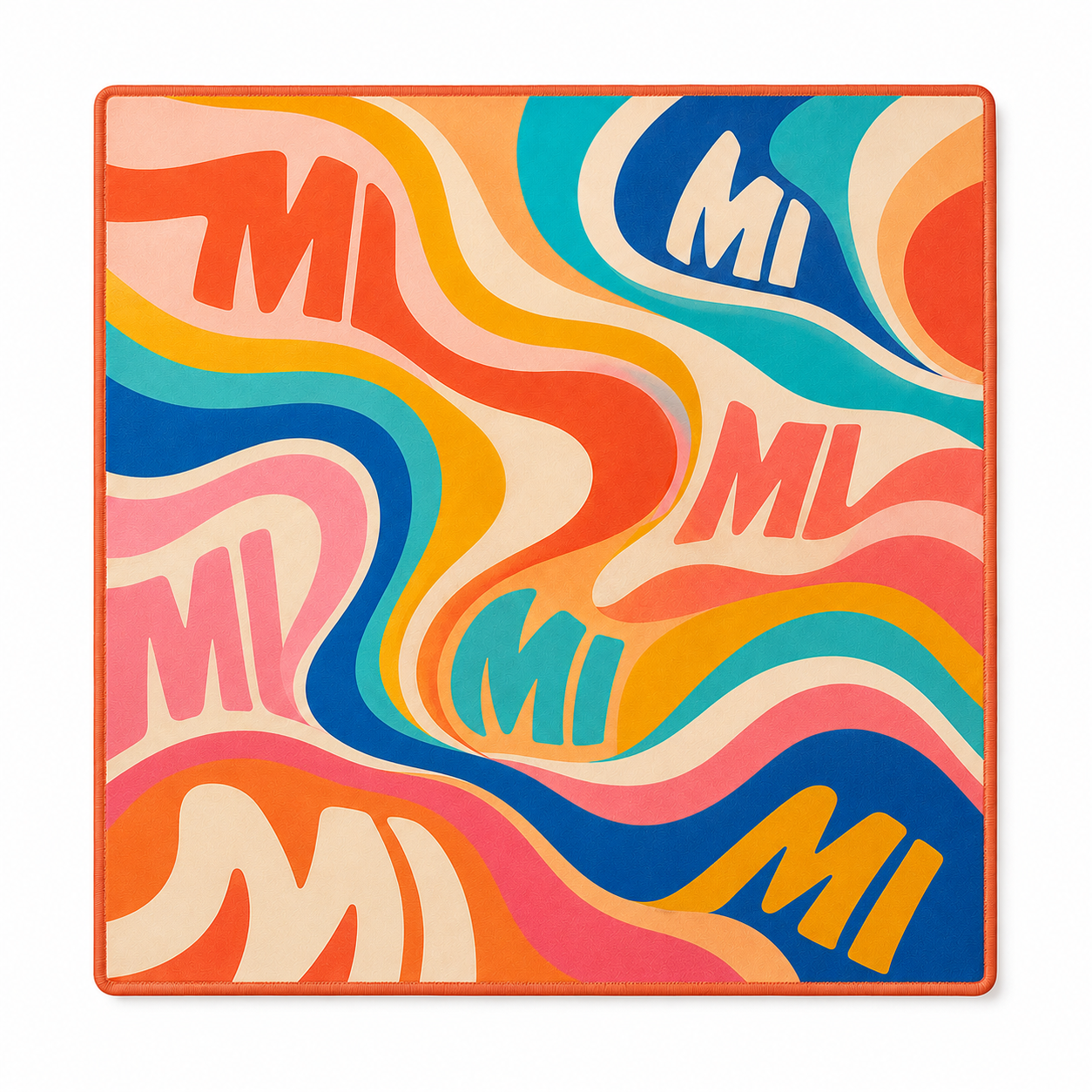 Silken Waves Mahjong Mat 2
