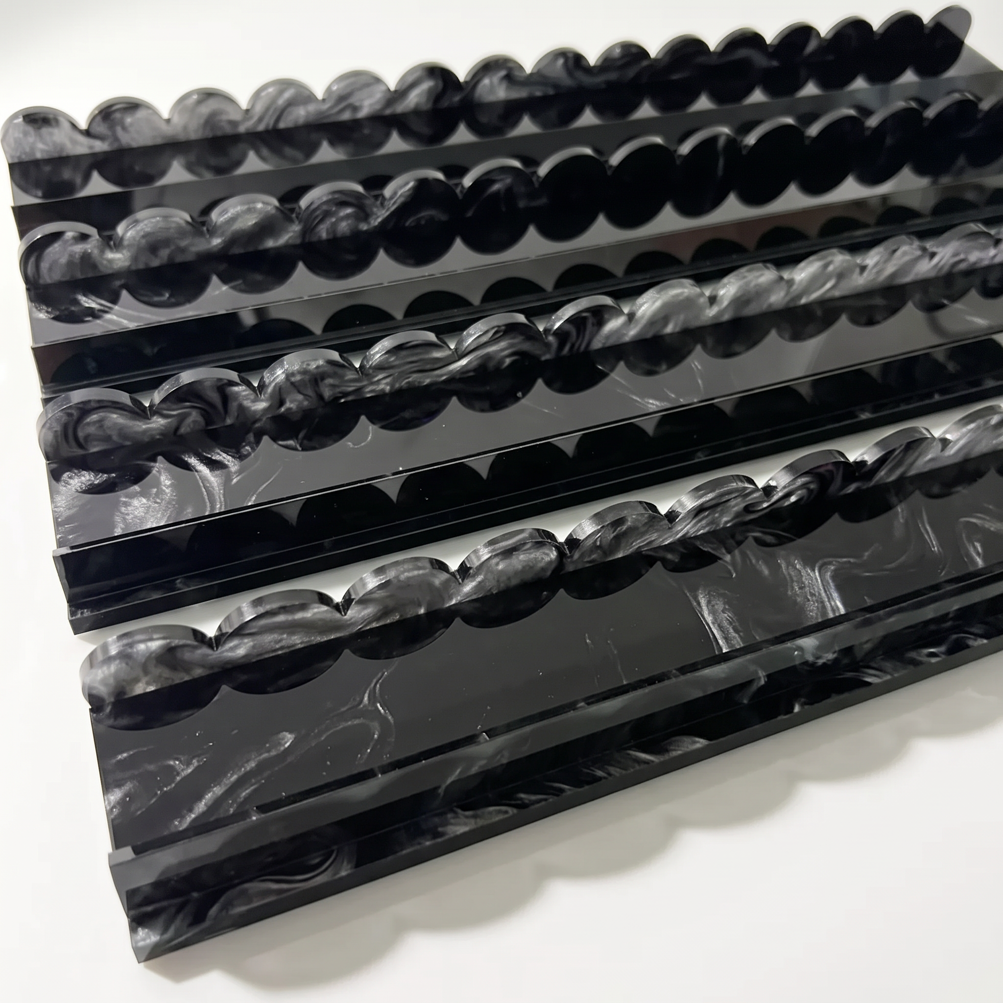 Black Storm Tortoiseshell Rack Set 4
