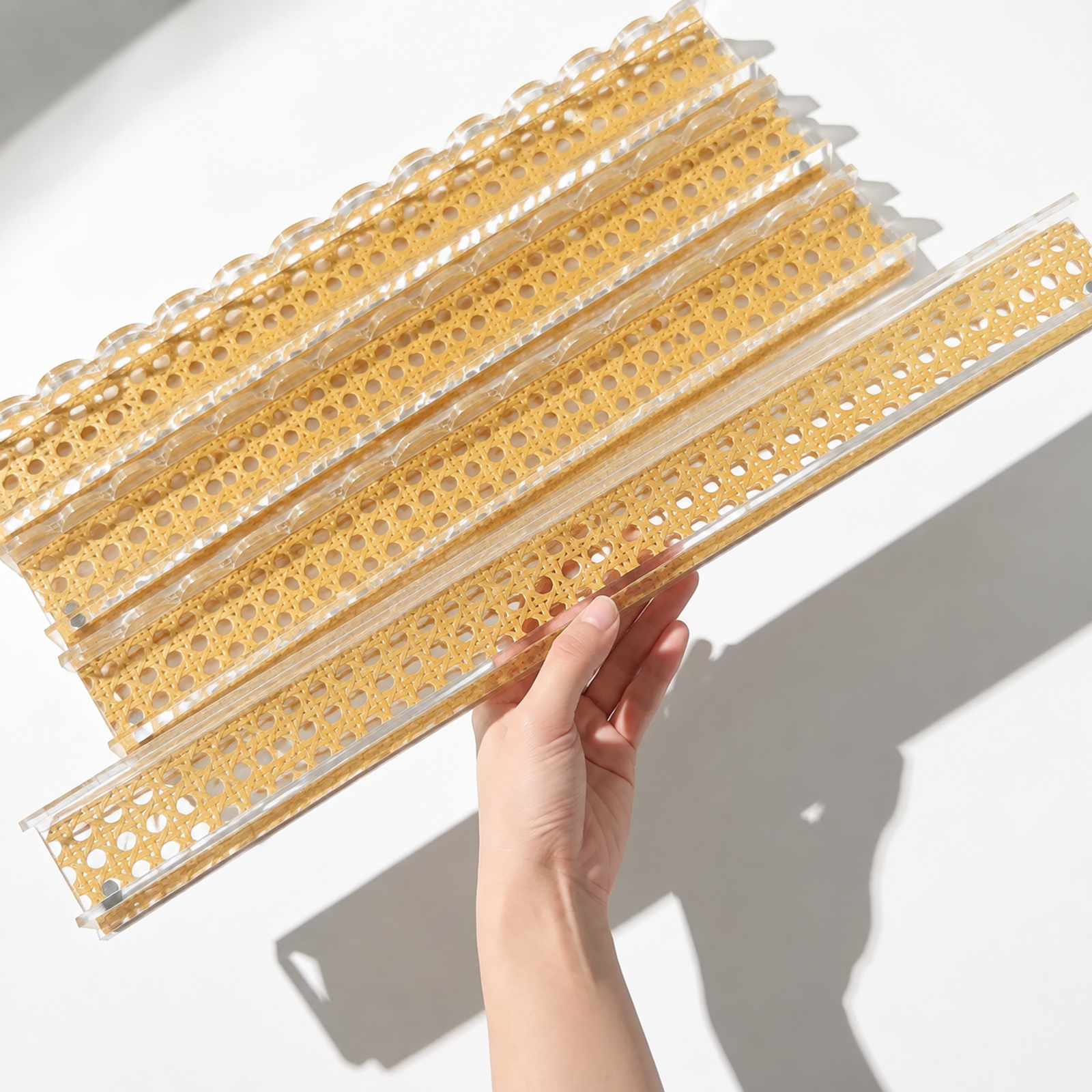 Golden Cane Acrylic Rack Set 2