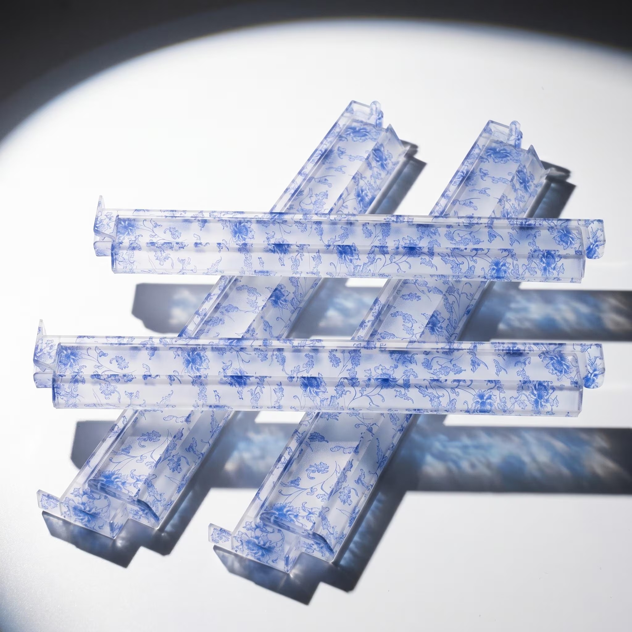 Acrylic Tile Rack Set of 4 9