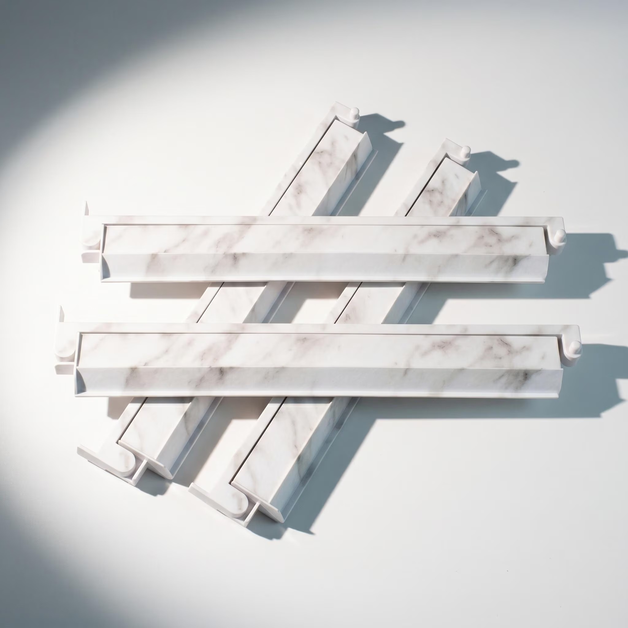 Acrylic Tile Rack Set of 4 10