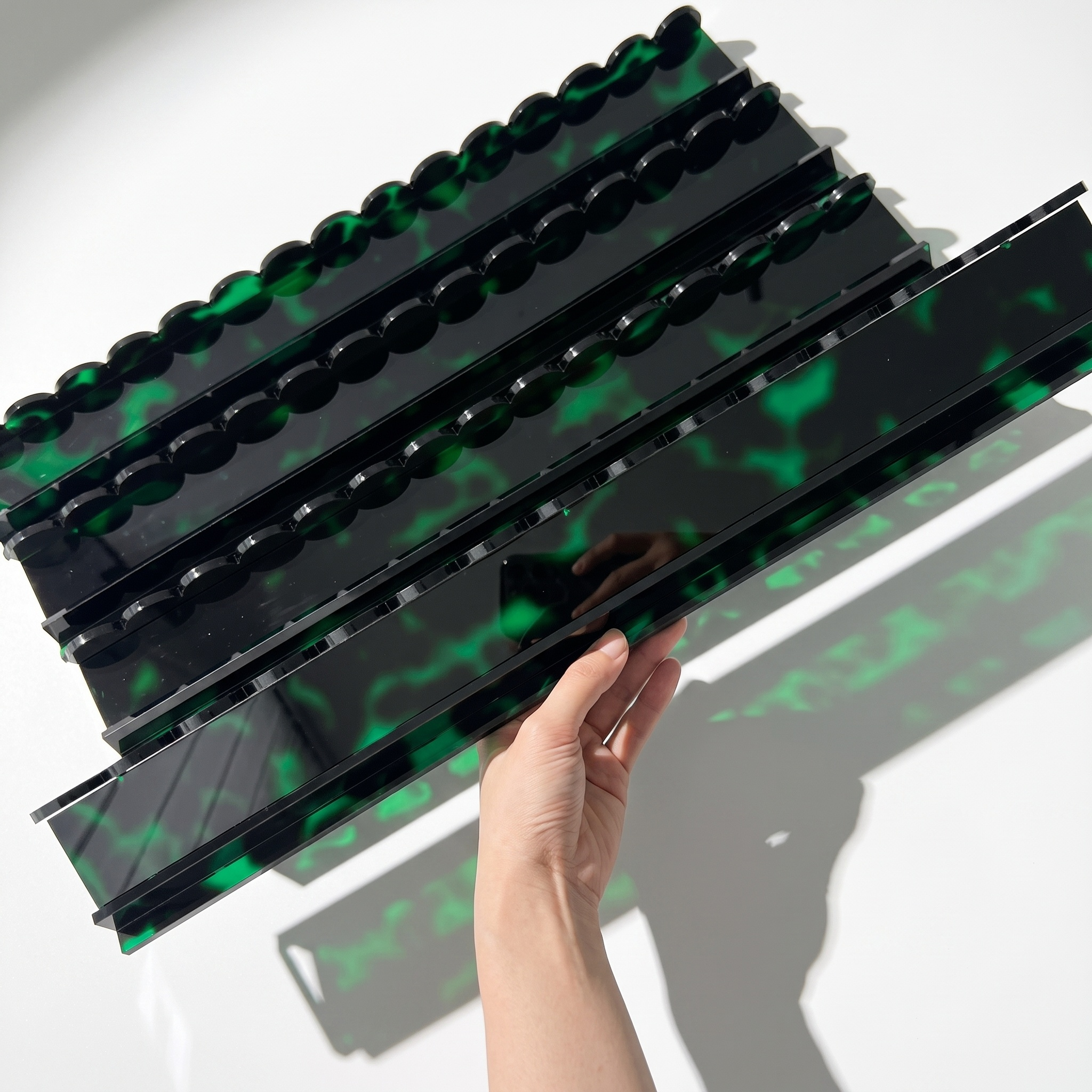 Emerald Tortoiseshell Rack Set 2
