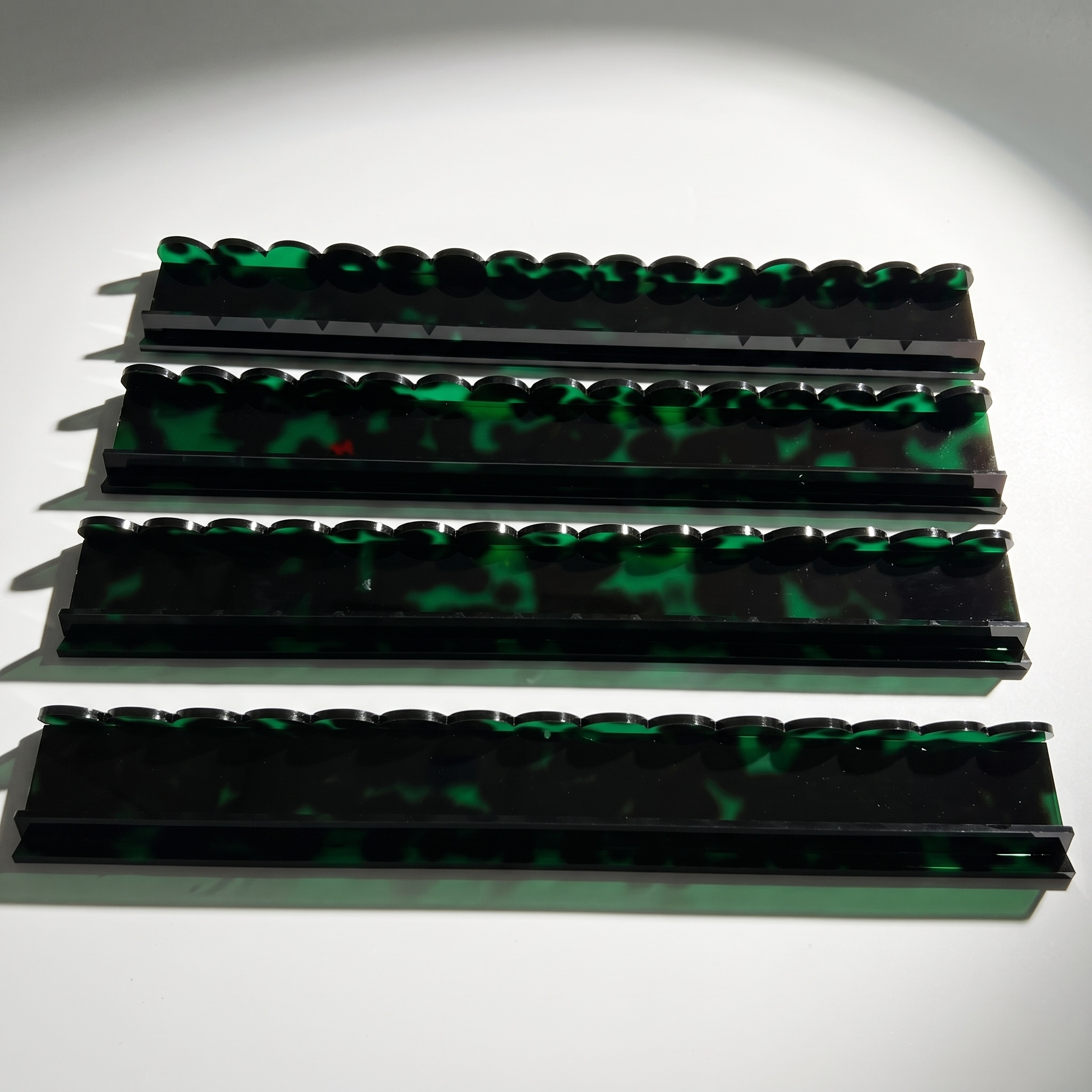 Emerald Tortoiseshell Rack Set 3