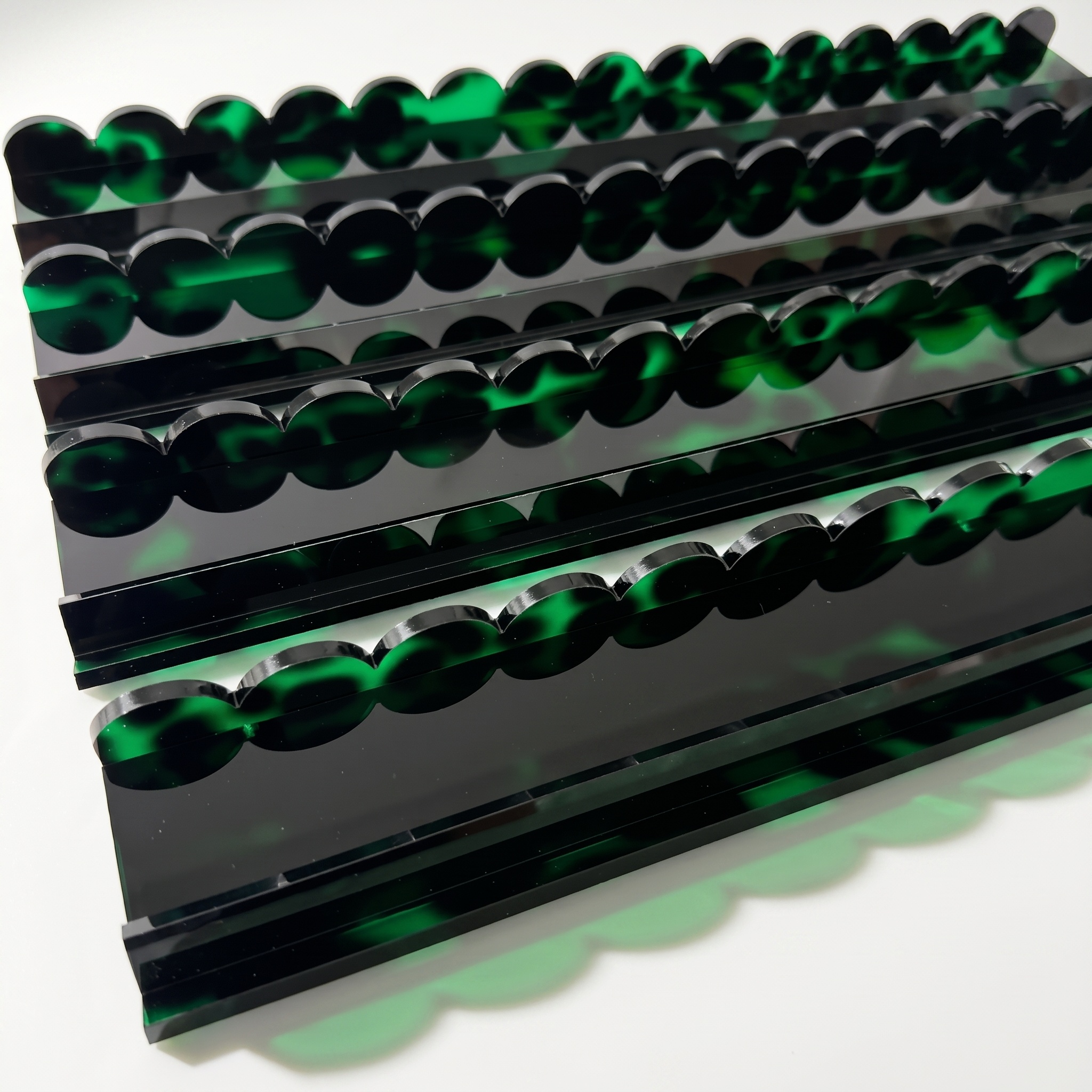 Emerald Tortoiseshell Rack Set 4