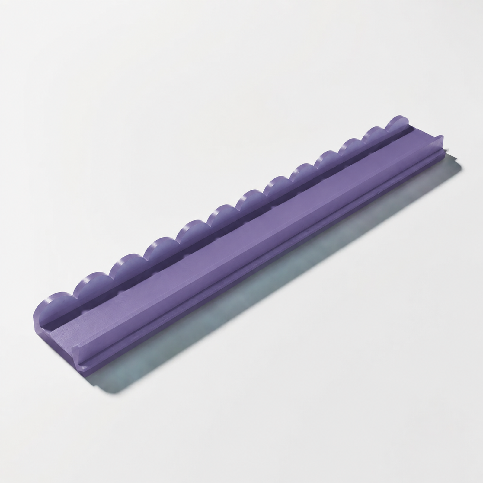 Scalloped Wood Tile Rack Set 6