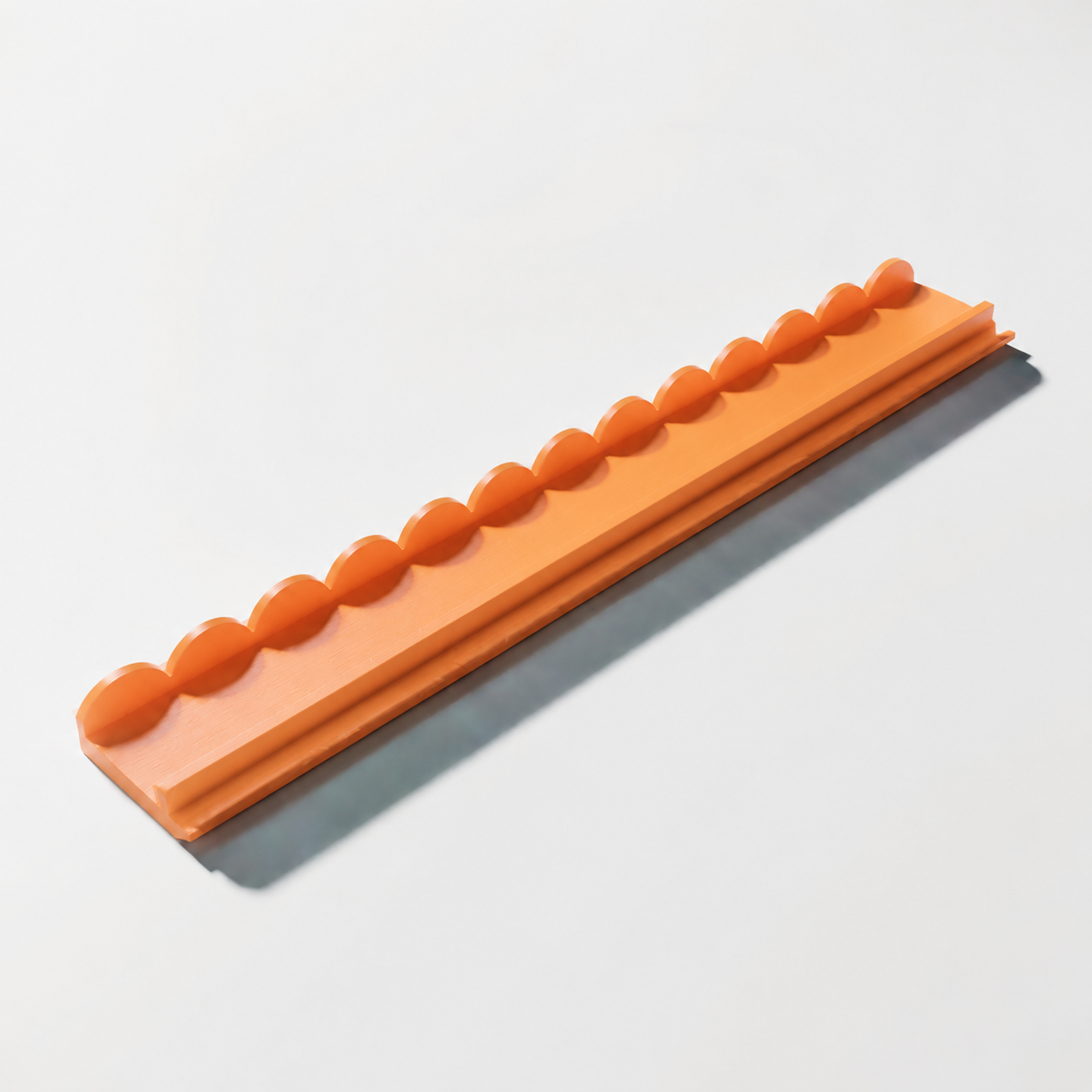 Scalloped Wood Tile Rack Set 7