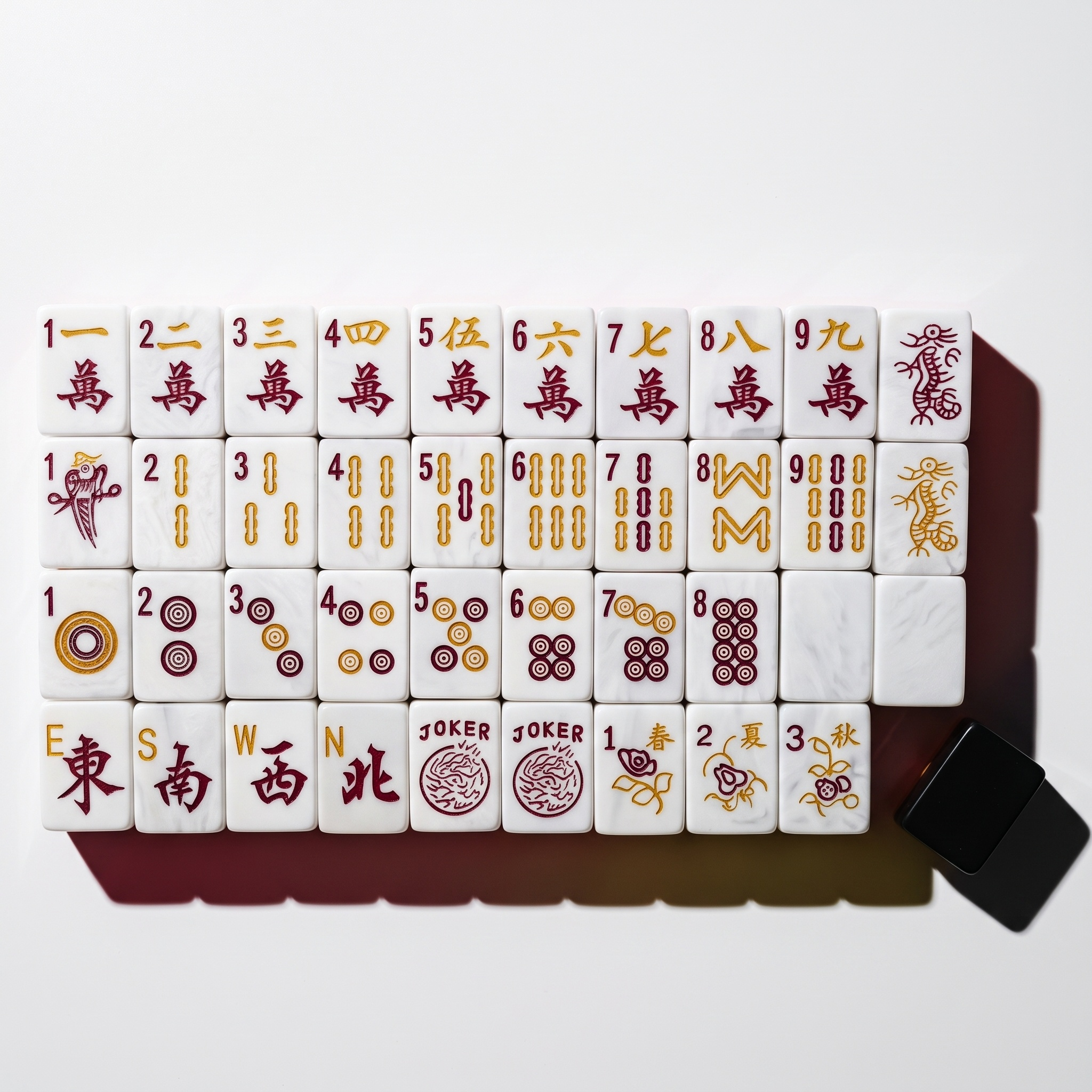 Midnight Dynasty Mahjong Tiles 3