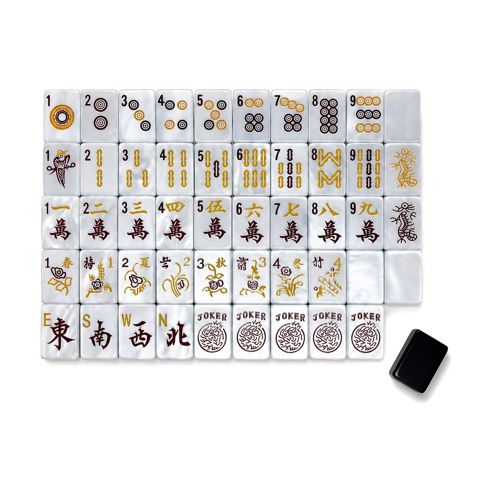 Midnight Dynasty Mahjong Tiles