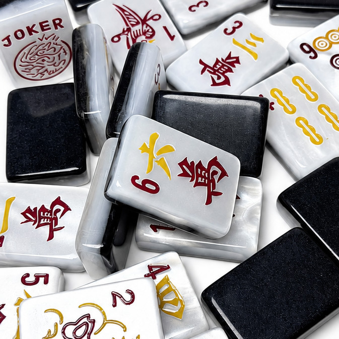 Midnight Dynasty Mahjong Tiles 4