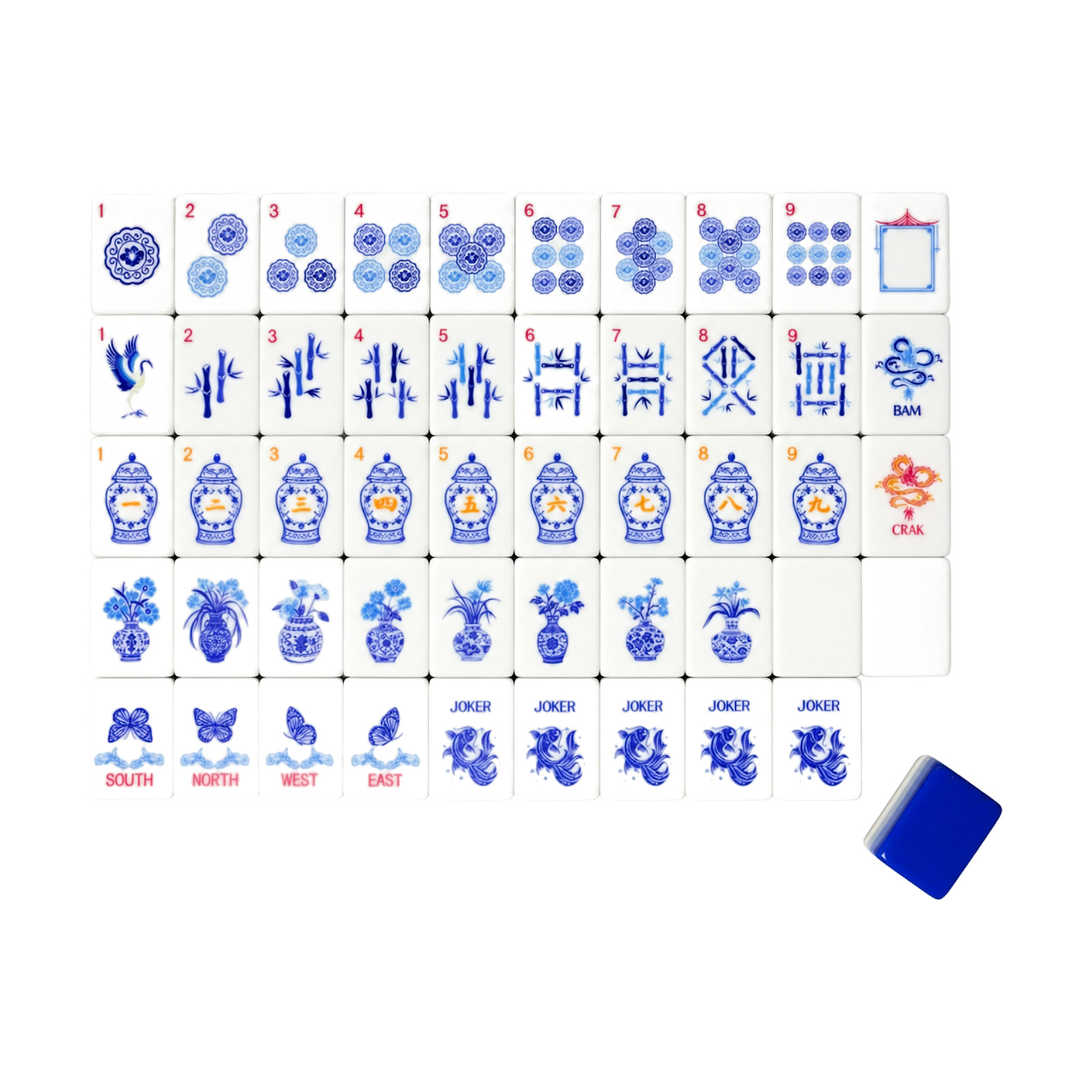 The Ginger Jar Mahjong Tiles