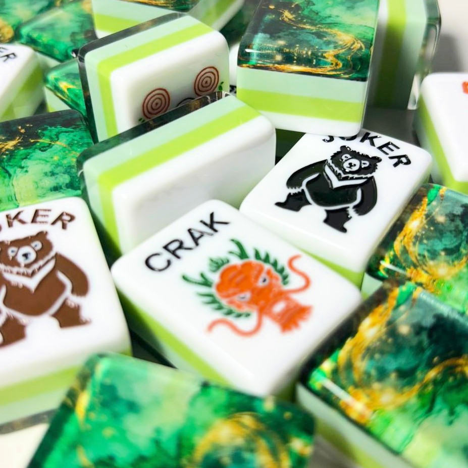 The Emerald Vein Mahjong Tiles 3