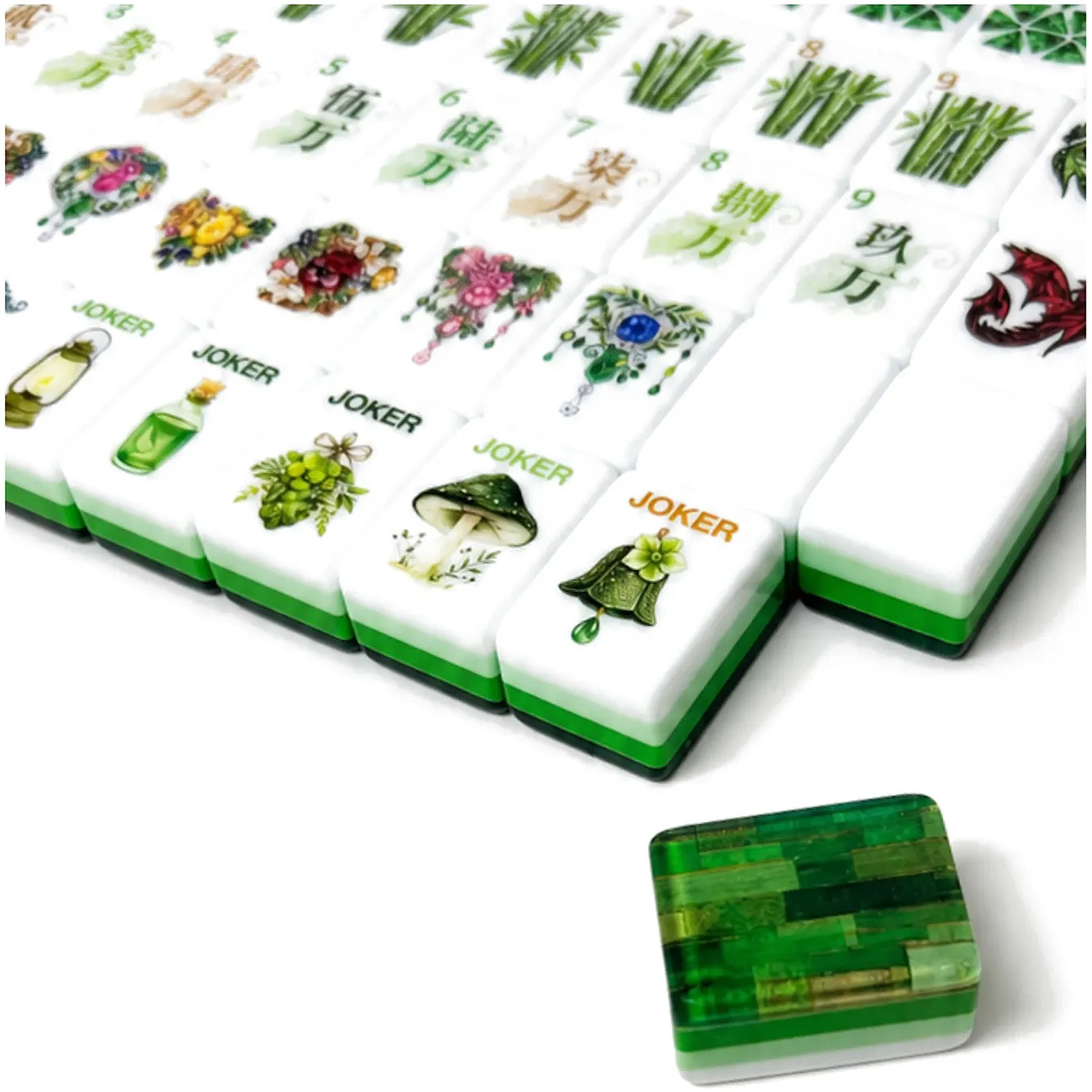 Emerald Canopy Mahjong Tiles 2