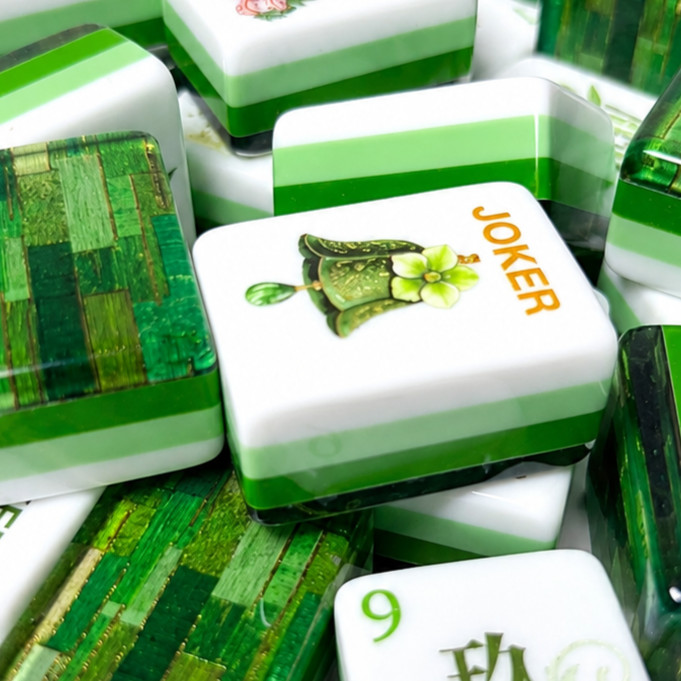 Emerald Canopy Mahjong Tiles 4
