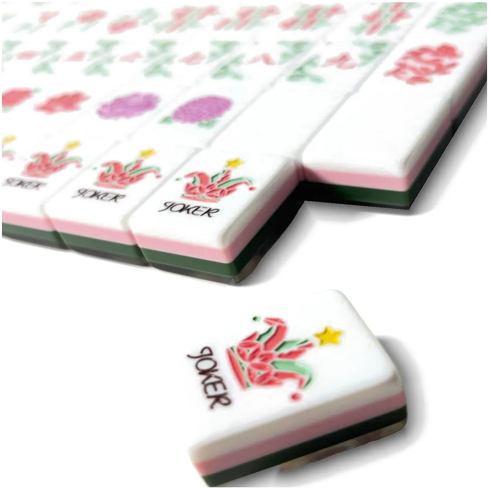 Opal Mist Mahjong Tiles 2