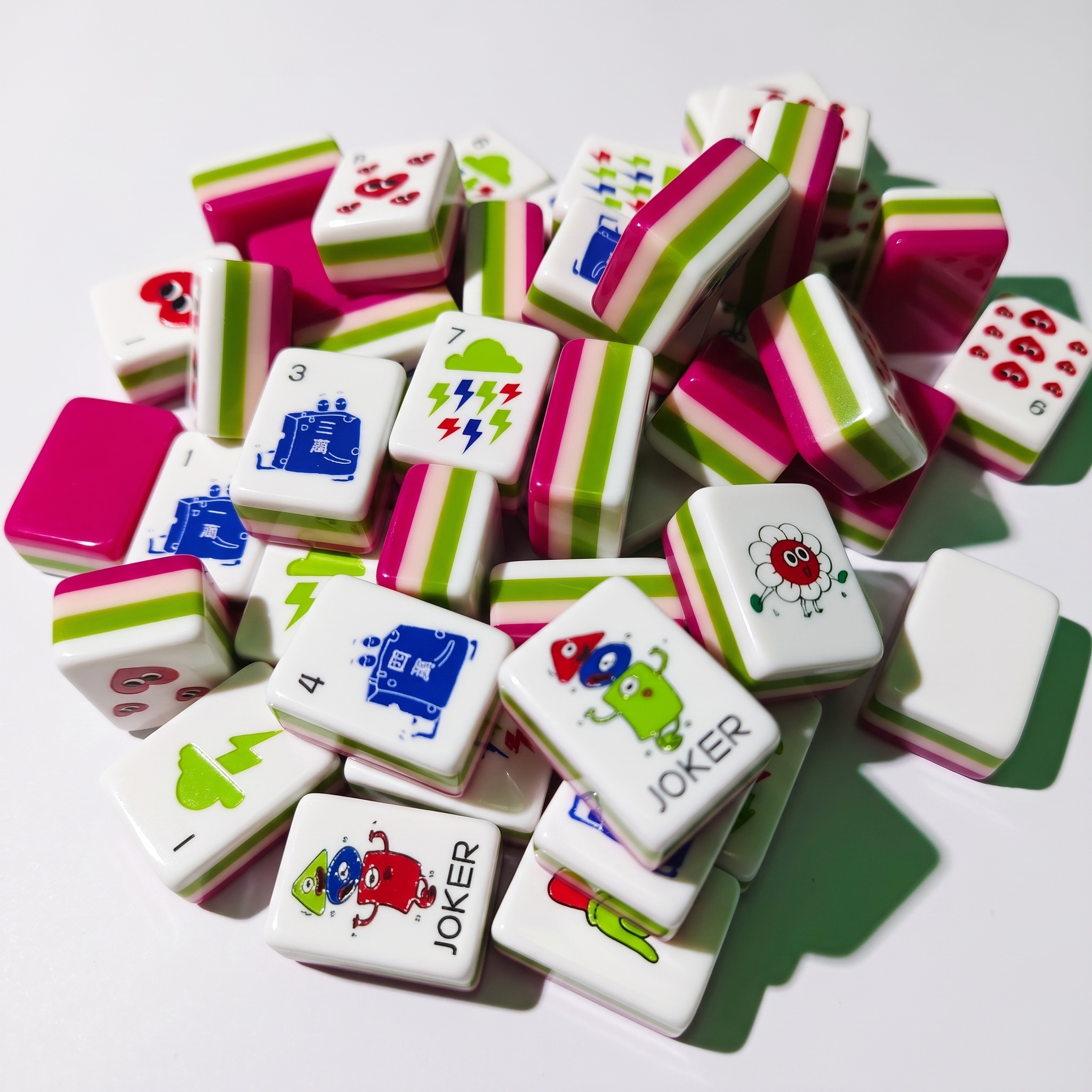 Heartbeat Club Mahjong Tiles