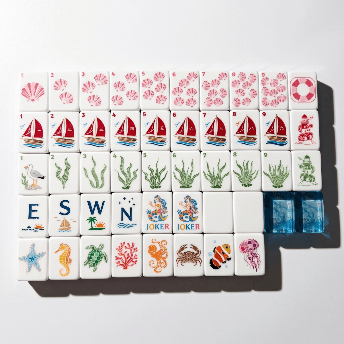 Siren's Cove Mahjong Tiles 2