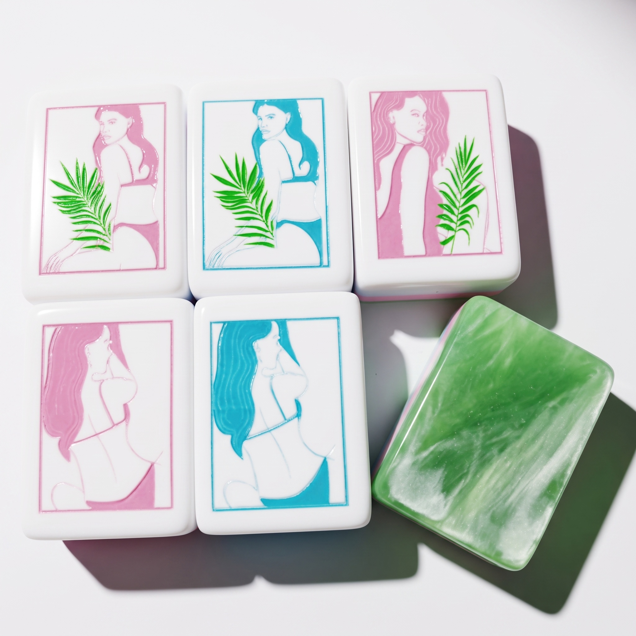 Palm Paradise Mahjong Tiles 3