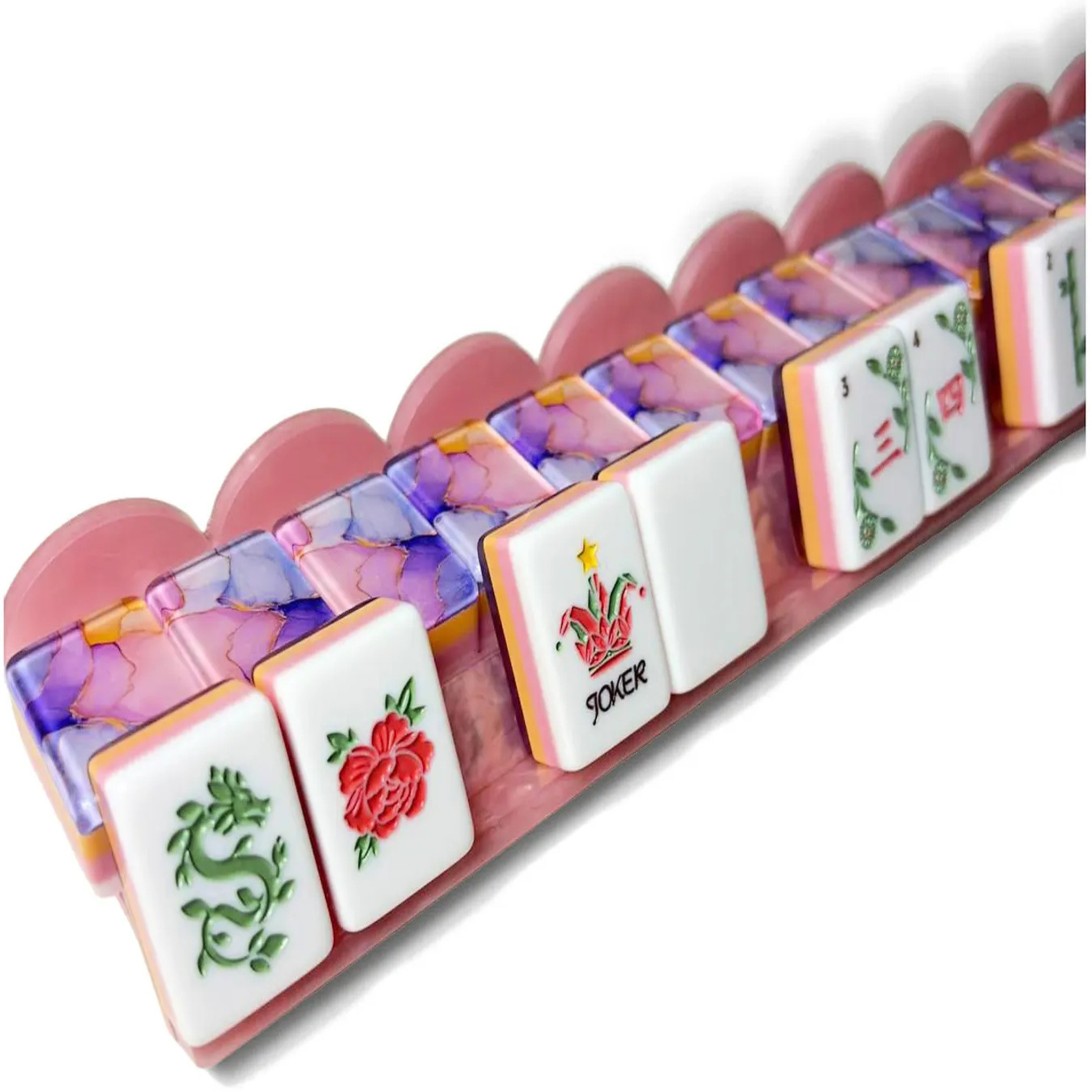 Orchid Tide Mahjong Tiles 3