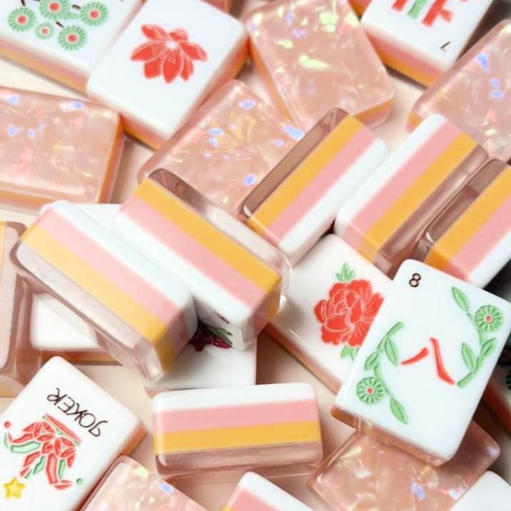 Blush Grove Mahjong Tiles 4