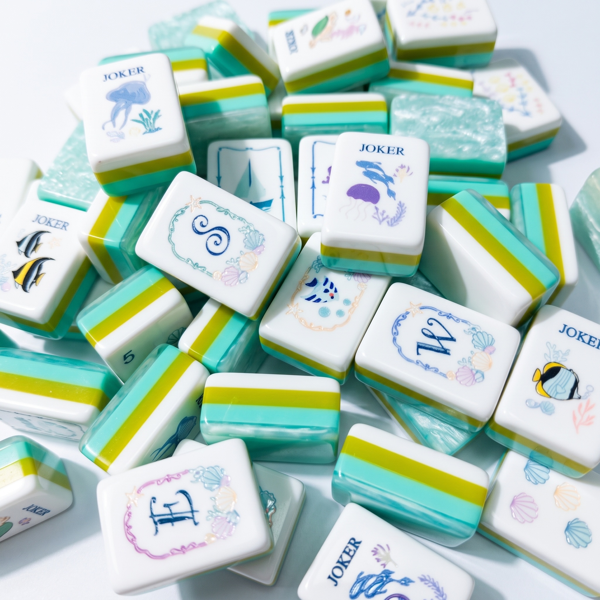 Tropical Balad Mahjong Tiles