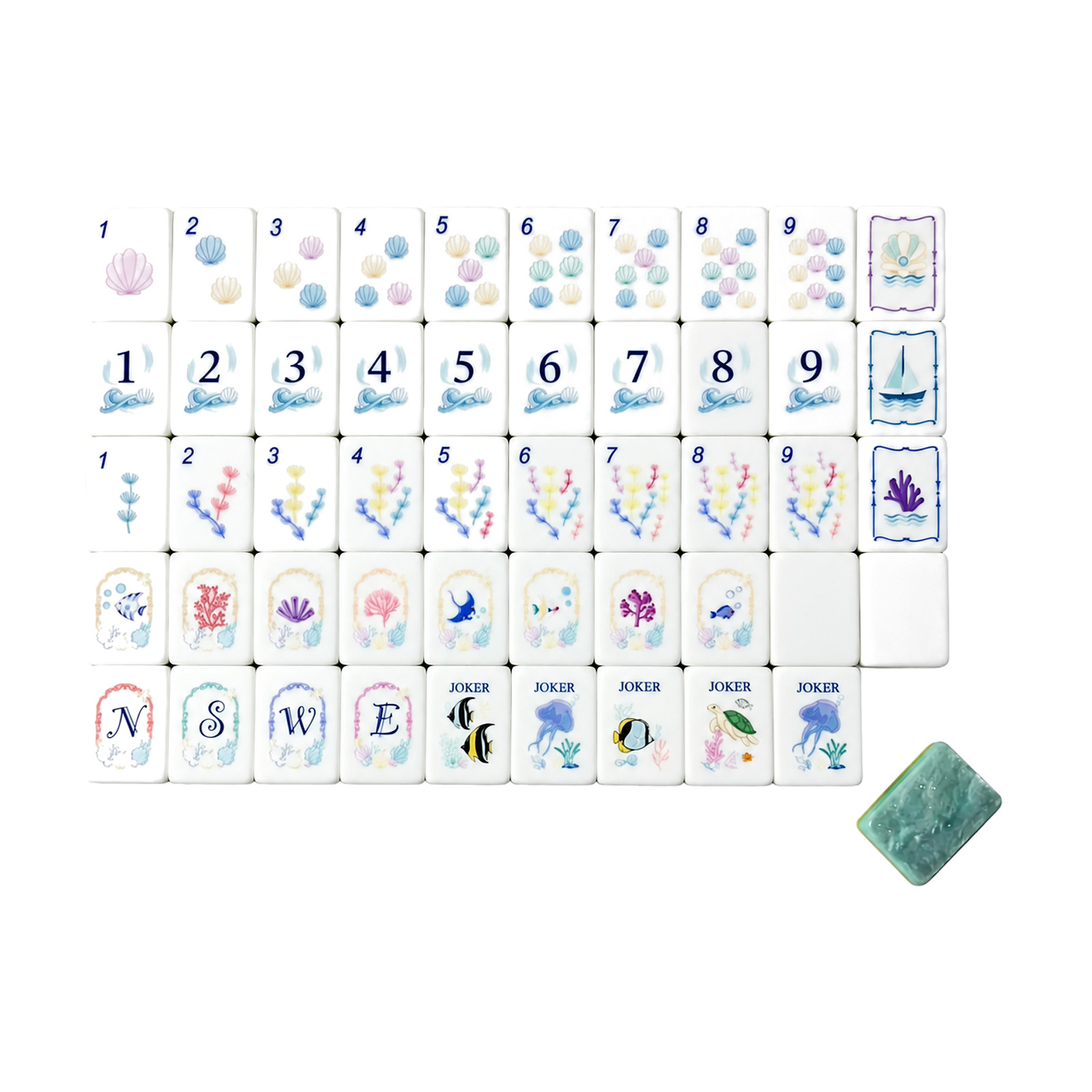 Tropical Balad Mahjong Tiles