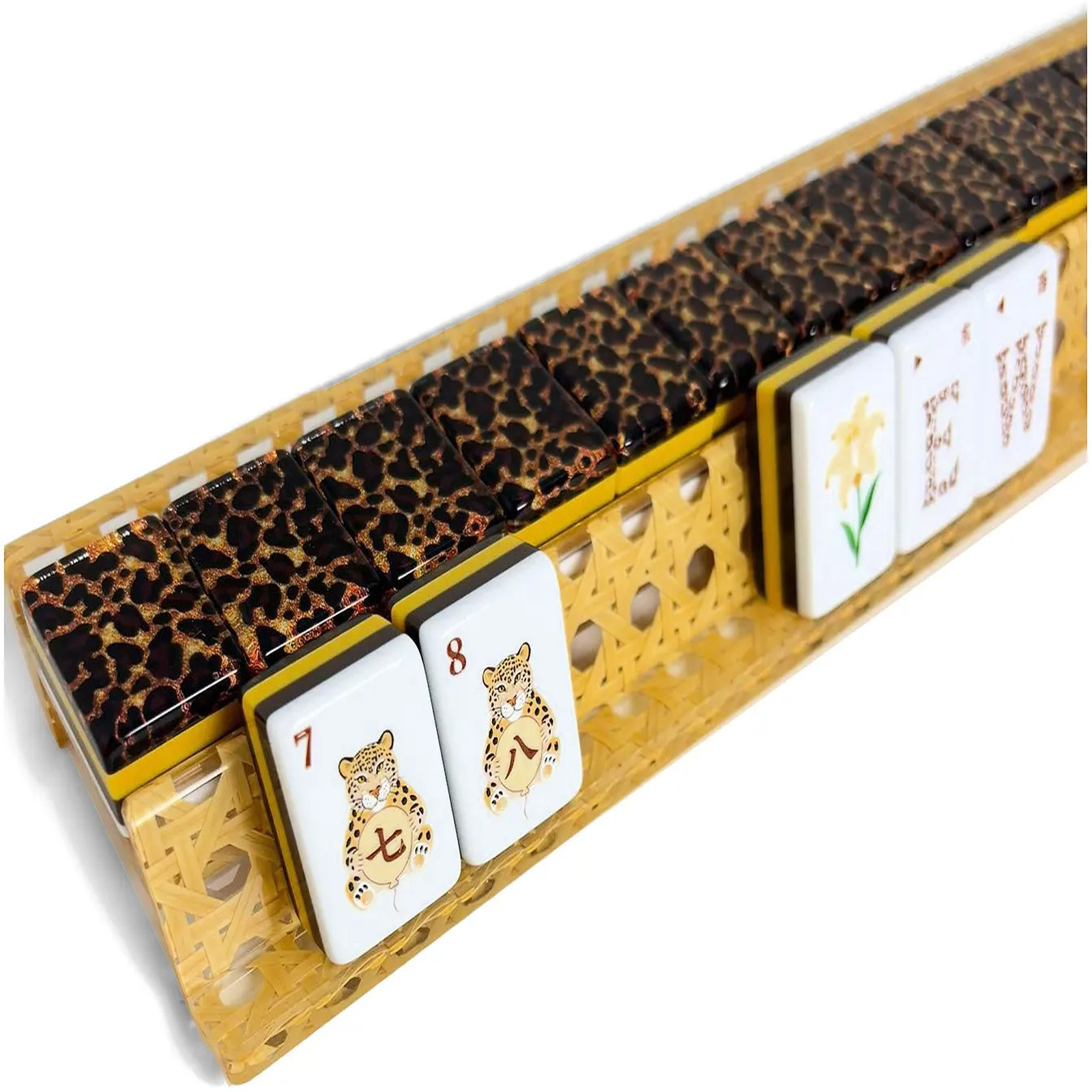 Wild Leopard Mahjong Tiles 3